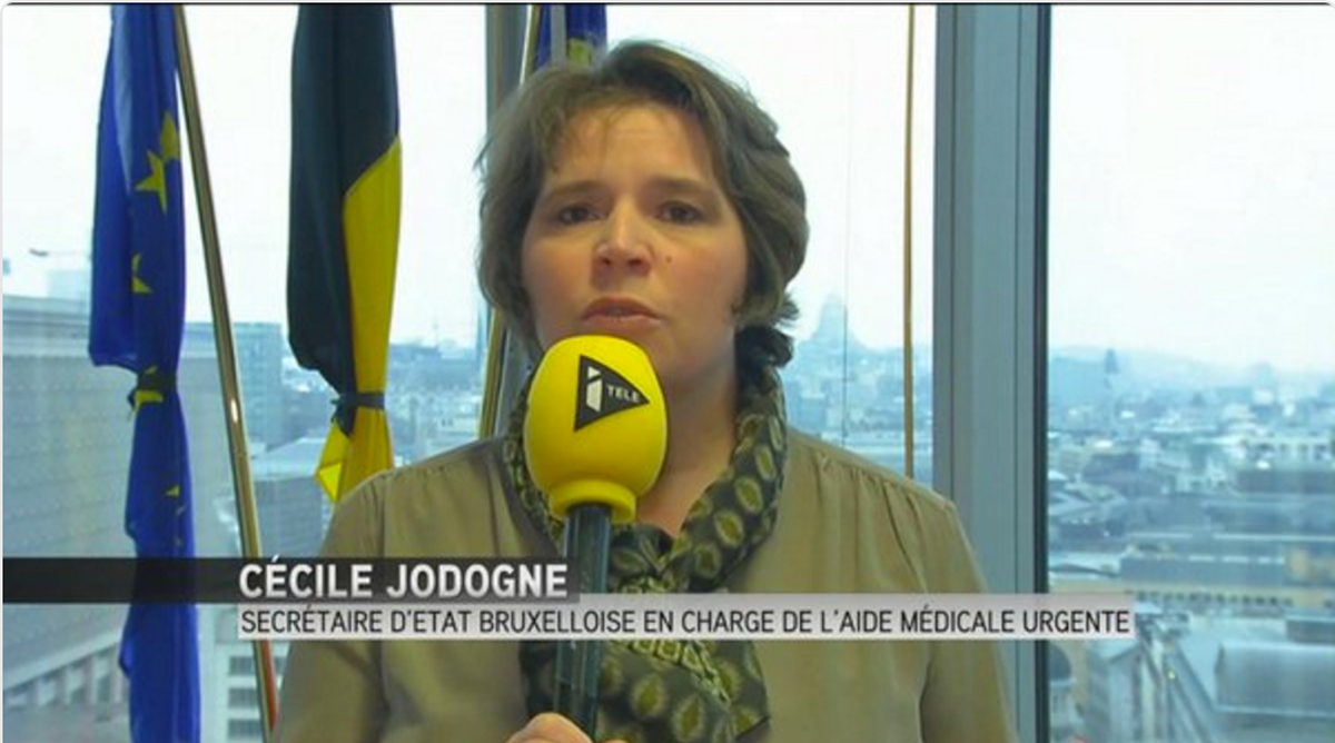 Cécile Jodogne, Secrétaire d'Etat en charge de l'Aide Médicale Urgente