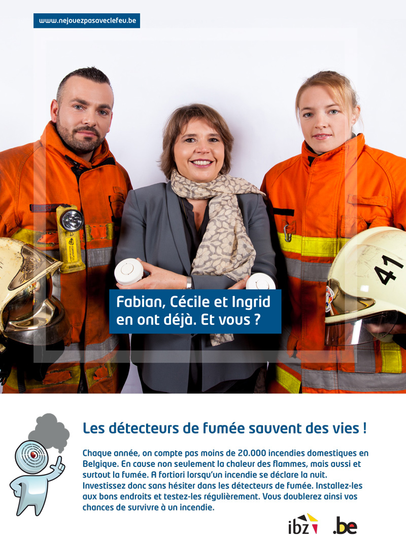 Campagne de prévention les détecteurs de fumée sauvent des vies