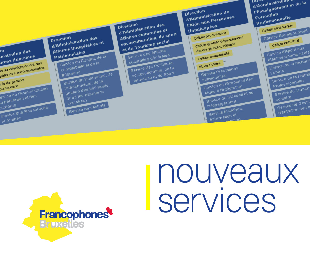Service Francophone Bruxellois : nouveaux services